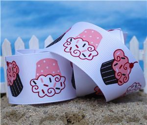 Summer Holiday Ribbon - Cherry Cupcake